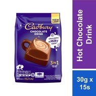 Cadbury Hot Chocolate Drink 3 in 1 (30g x 15 Sachets)