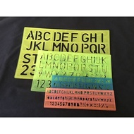 ABC Letter Template set drawing art kid