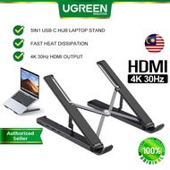 UGREEN Xkit USB C Hub Laptop Stand Portable Desktop USB C 4K HDMI TF SD 2 USB 3.0 Ports Laptop