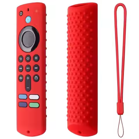 Anti Slip Silicone Case Waterproof Cover for Fire TVStick 4K 2023 Remote Control Case Prevent Slippi