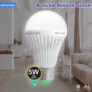 Mitsuyama Motion Sensor LED Light Motion Sensor Bulb - Energy Saving