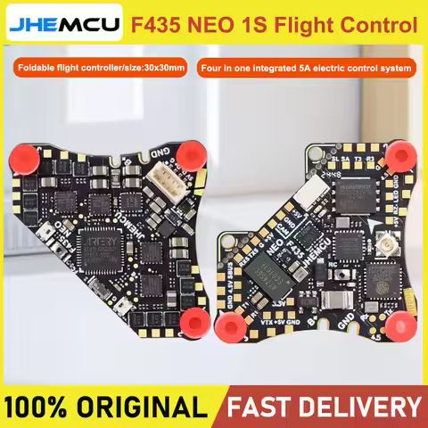 JHEMCU F435 NEO 1S AIO Flight Control With 4-in-1 Integrated 5A ESC Dshot300 External TYPE-C Boardfo