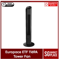 Europace ETF 1169A.1.1m Tower Fan. 1 Year Warranty. Safety Marked Approved. Local SG Stock.