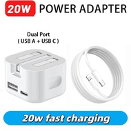 20W / 35W USB C Fast Charger Dual PD  Power Adapter Type C UK Plug Travel Adapter Quick Charging  Ch