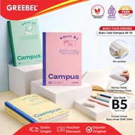 (1 Book) Greebel Campus Boxy Notebook 36 Sheets (1PCS) School Book B5 36-10 I Greebel Notebook