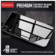 COPPER Redmi 9A - Premium Glass Case | Glossy Black