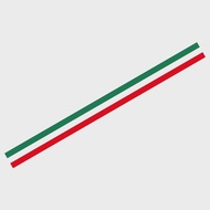 Italy Flag Styling Car Engine Hood Sticker Self Adhesive Waterproof Vinyl Decal For Fiat Abarth 500