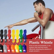 Plastic Whistle Abs Plastic Whistle Outdoor Sports Cheering Whistle Training Whistle 6-note W7k3