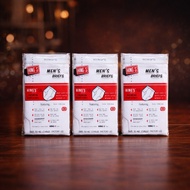 [6 Pcs] Hing's White 123-B Men's Underwear | CD Hing's 123B Striped Men's White Underwear Striped Th