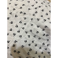 60cm x 1m5 mango silk fabric with pretty little flowers for baby clothes (0-5)