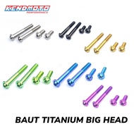 Kendmoto TITANIUM Bolt BIG HEAD M5