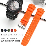 Substitute Casio-G-SHOCK Aviation Watch GW2000/GW-3000/3500/G-1200 Resin TPU Rubber Strap