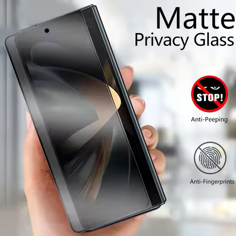 Matte Privacy Anti Spy 9H Tempered Glass For Samsung Galaxy Z Fold 7 SE 6 5 4 3 2 W25 W24 W23 W22 Fr