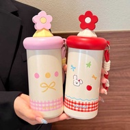 Beisigi 600ml Tumbler 600ml Stainless Steel Tumbler SUS 316 Flower Tumbler/ Stainless Steel Drinking