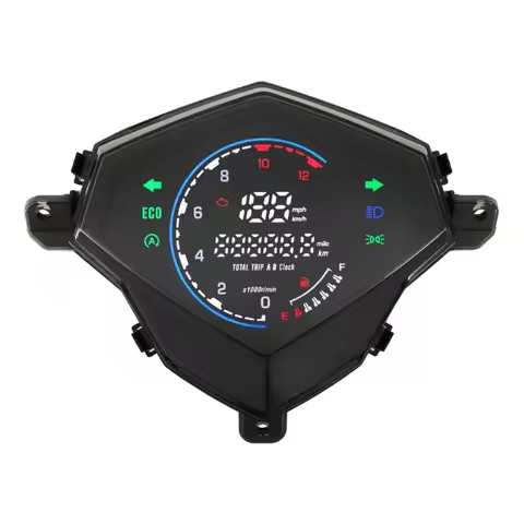 Digital Speedometer Tachometer Motorcycle Instrument Cluster Dashboard Waterproof Mileage for Mio 12
