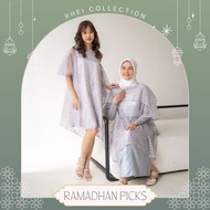 Rhei Collection - Athens Dress Greyish Blue | Eid Party Dress Brocade Party Dress Eid Party Dress Gr