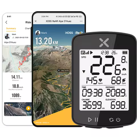 XOSS G2 Plus Bike Computer ANT+ Cadence Speed Wireless GPS Cycling Speedometer GPS Bike MTB Waterpro