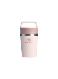 STANLEY CAFÉ-TO-GO TRAVEL MUG 8OZ — ROSE QUARTZ