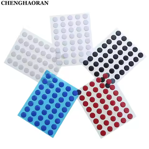 40Pcs 6.5mm diameter 0.8mm thickness Small Dots Universal Mouse Skates for Logitech Rubberized Mouse