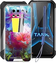 Phone Case for Unihertz 8849 Tank 3 (6.79"), Clear Soft Silicone TPU Protective Case, Shockproof Ant