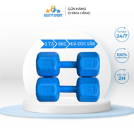 Bộ 2 tạ tay nhựa bát giác Reefit 8kg có ruột (gồm 2 cục 8kg)