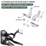 Mirror Relationship Extension Adapter Kit Dyna Softail 06-14 2906C210-E Economical