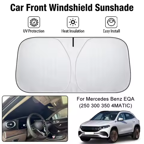 Car Front Windshield Sunshade Cover For Mercedes Benz EQA(250 300 350 4MATIC) UV Block Heat Insulati