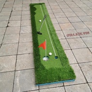 High-quality golf Putting Mat With Glossy Lines, Genuine PGM (With Foam golf Ball)