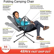 Outdoor Folding Chairs Portable Rocking Chair Indoor Hammock Outdoor Swing Recliner Moon Chair