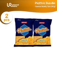 Piattos Cheese Flavored Potato Crisps 83g - 2 packs