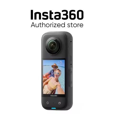 Insta360 X3 Action Camera 5.7K 360 4K/30 72MP Photo Live Streaming 10m Waterproof Helmet Video Recor