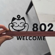 Customised Unit Sign door sign/unit number signage Customised Door Unit House Numbers Plaques Unit N