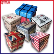 Optimus Depot Ottoman Storage Box chair 31x31x31cm