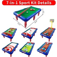 Snooker Game Billiard Table 7 in 1 Table Game for Kids Family Game Kids Table Game Toys for Boys Toy
