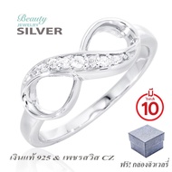 Beauty Jewelry เครื่องประดับผู้หญิง แหวนเพชร ETERNITY เงินแท้ 92.5 sterling silver ประดับเพชรสวิส CZ