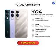 【Lowest Price Today】New Arrival vivo Y04 4G | 8GB*(4+4)RAM +128GB ROM | Free Gift Phone Stand | Fiv