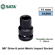 Sata TOOLS Socket Impact 3/8 INCH 11 MM 34206