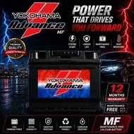 YOKOHAMA CAR BATTERY DIN55R/L MF