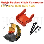 Excavator Quick Hitch Connector Bucket Changer Full Metal For Huina 1550 1580 1592 1/14 RC Excavator