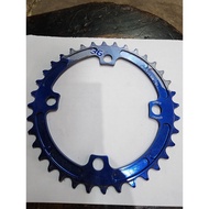 BICYCLE CHAINRING 104BCD ROUND/OVAL 32T/34T/36T - ONLY