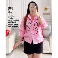 KEMEJA A8768 embroidered cotton shirt