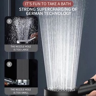 Universal High Pressure Black 5 Mode Shower Head