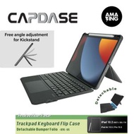 CAPDASE 觸控板鍵盤保護套適用於 10.2 英寸和 10.5 英寸 iPad 的可拆卸保護殼