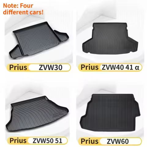 Applicable for Toyota Prius ZVW30/40/50/60 series right-hand drive floor mats TPE trunk mat