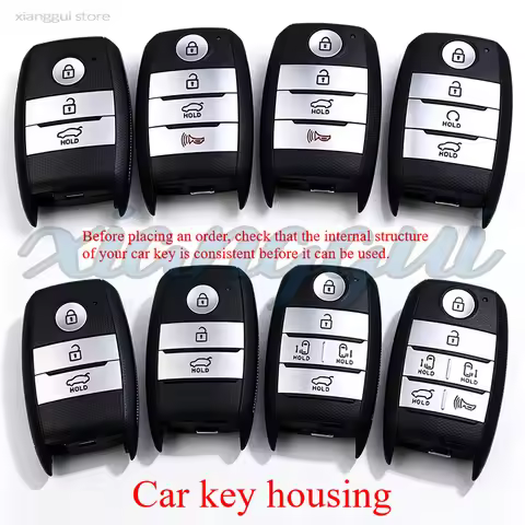 2 3 4 Button Replacement Car Key Housing Key Case Shell for Kia Optima K5 K4 K3 K2 Sportage KX3 KX5 