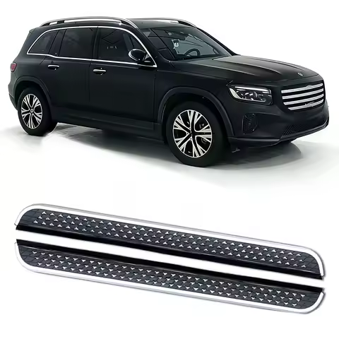 2pcs fit for Mercedes Benz GLB X247 2020-2026 Running Boards Side Steps Nerf Bar