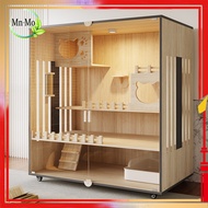 Sangkar Kucing Cat Cage Anak Kucing Toughened Glass Door Ladder Large Pet House villa giant cat cage