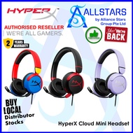 (ALLSTARS) HyperX Cloud Mini Headset (choice of Multi 7G8F3AA / Black 7G8F4AA / Lavender 7G8F5AA) (W