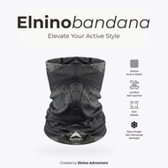 Elnino Multipurpose Headwear Mask Bandana Outdoor Neckwear - Slash Grey