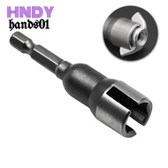 【HDS01】6.35mm Hex Shank Socket Adapter Nut Socket Wrench Slotted Butterfly Bolt 66mm